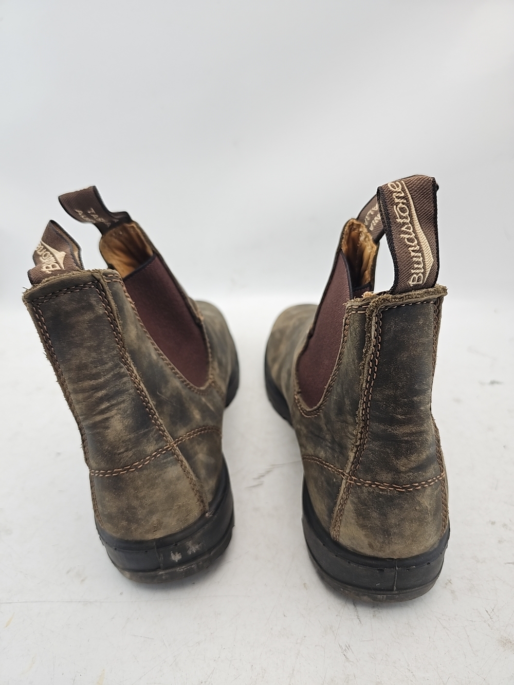 Blundstone Men's Brown Leather Chelsea Boots Size 7.5 UK - Picture 3 of 5